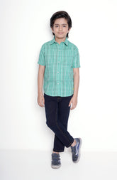 Boys Checkered Shirt